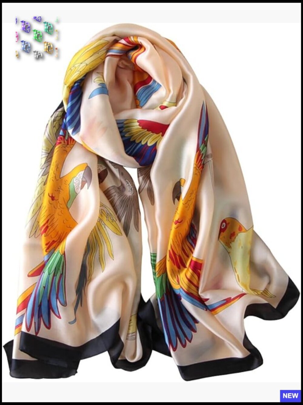 Large Mulberry Silk Scarf Long Satin Wraps Lightweight Elegant Boho Fashion